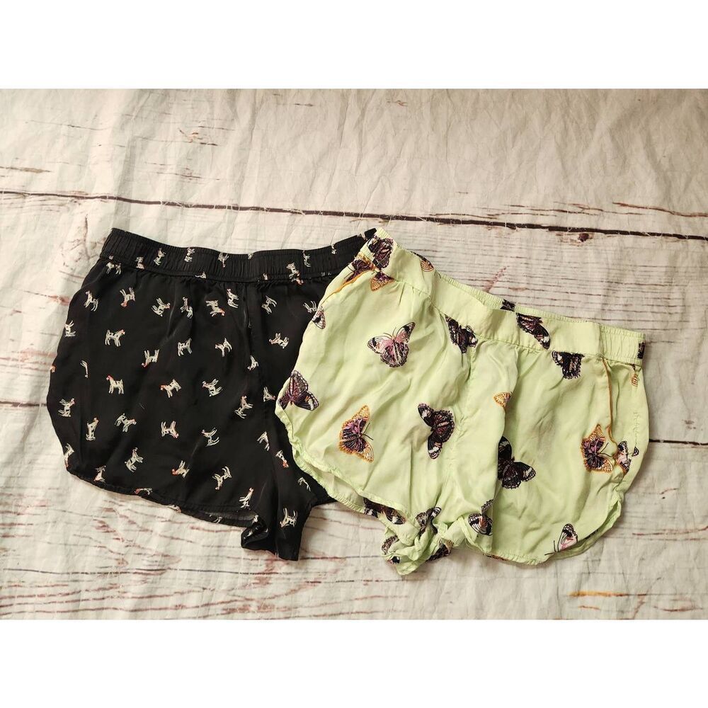 Anthropologie Silky Sleep Shorts Size Medium